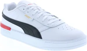 PUMA Clasico Alumni Sneaker Men's Sneaker 11 D(M) US White-Black-High Risk Red