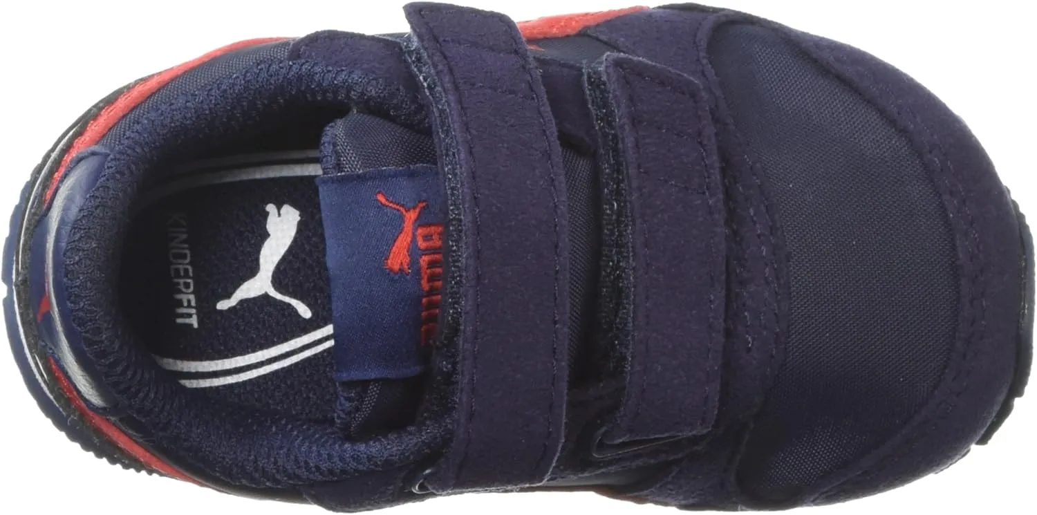 PUMA Unisex-Child St Runner Hook and Loop Sneaker