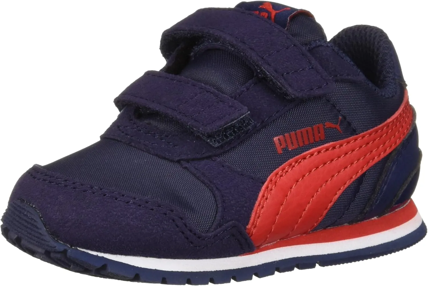 PUMA Unisex-Child St Runner Hook and Loop Sneaker