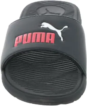 PUMA Women's Cool Cat Slide Sandal, Black-Sun Kissed Coral-White, 9