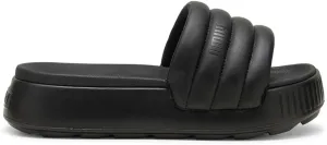 PUMA Womens Karmen Puffy Slide Casual Sandals Casual Low Heel 1-2" - Black