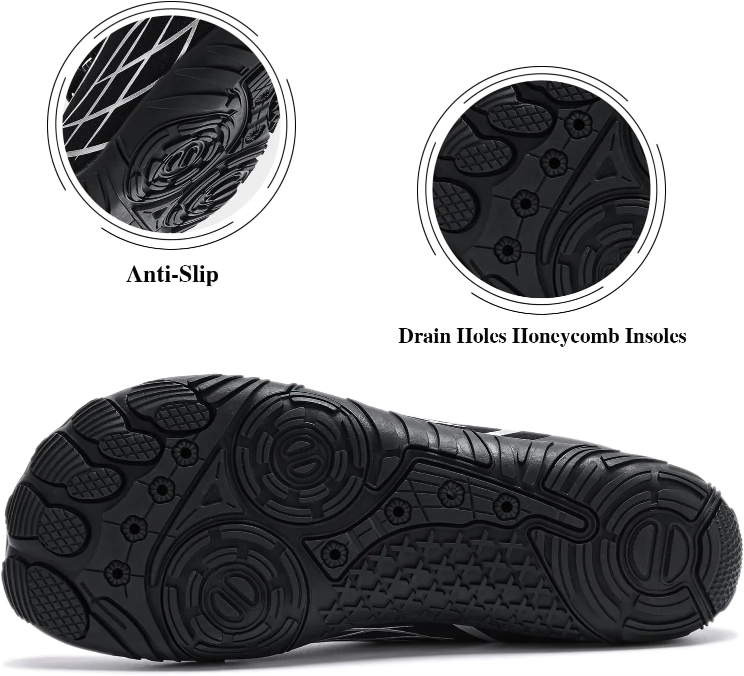 Queday Water Shoes for Women Men Quick Dry Barefoot Shoes Athletic Lightweight Sports Aqua Socks Outdoor Swim Hiking Diving Surf Fishing Walking Kayaking