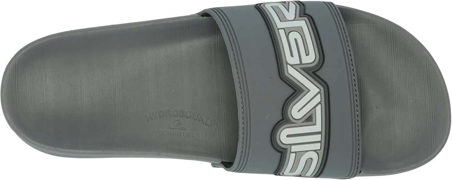 Quiksilver Men's Rivi Wordmark Ii Slide Sandal