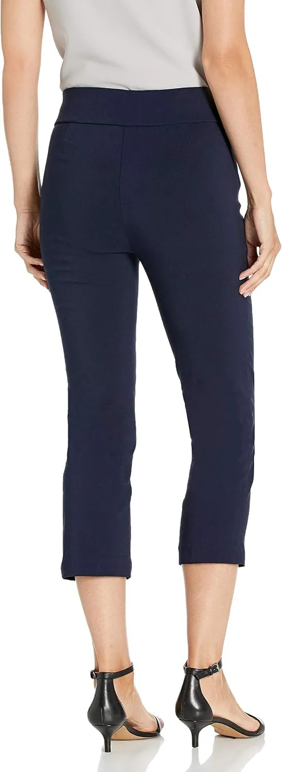 Rafaella Women's Pull-On Supreme Stretch Comfort Fit Capri Pant