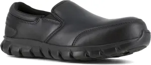 Reebok Men's Rb4036 Sublite Cushion Work Safety Athletic Slip-on Composite Toe Shoe Black