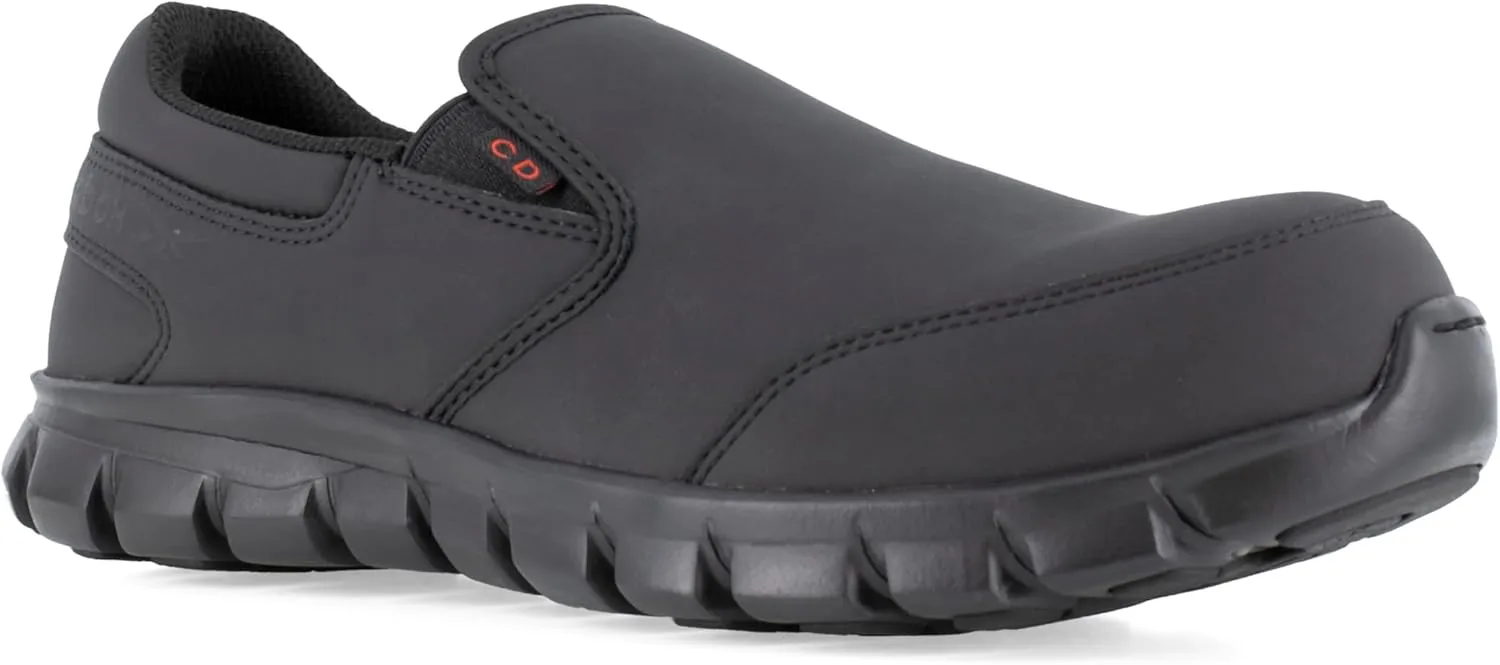 Reebok Work Men's Sublite Cushion CT Slip-On Black/Medium / 11