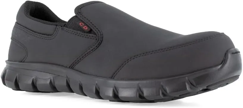 Reebok Work Men's Sublite Cushion CT Slip-On Black/Medium / 15