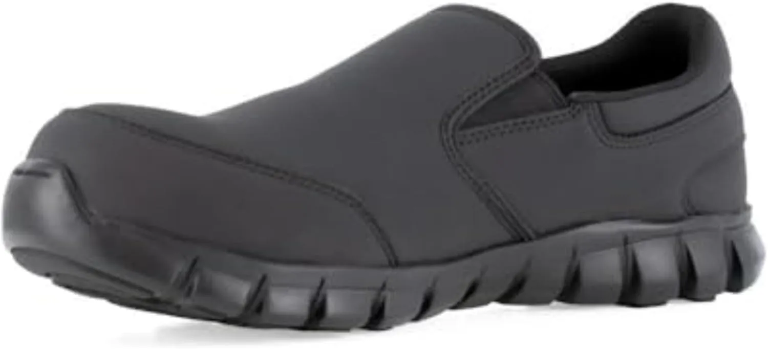 Reebok Work Men's Sublite Cushion CT Slip-On Black/Medium / 7.5