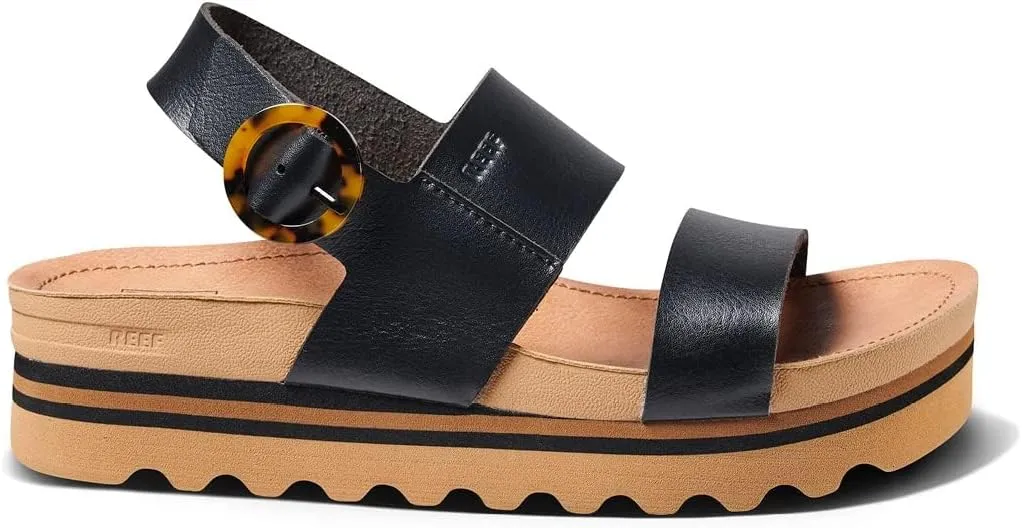 REEF Vista Hi Buckle Women's Platform Fashion Sandal, Arch Support, Ultra Soft Cushion Footbed