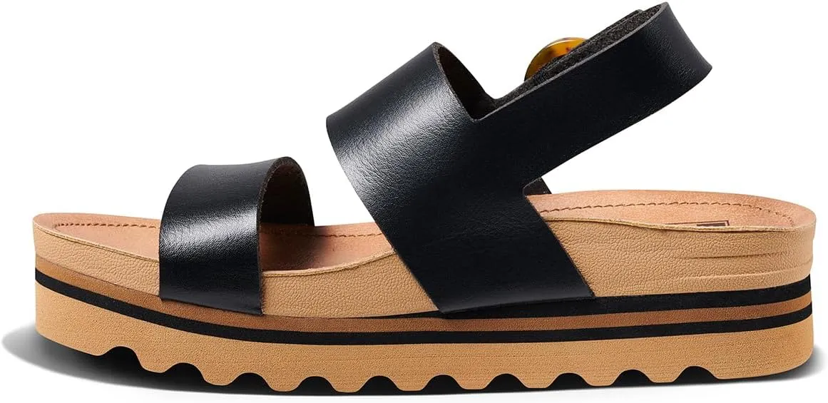 REEF Vista Hi Buckle Women's Platform Fashion Sandal, Arch Support, Ultra Soft Cushion Footbed