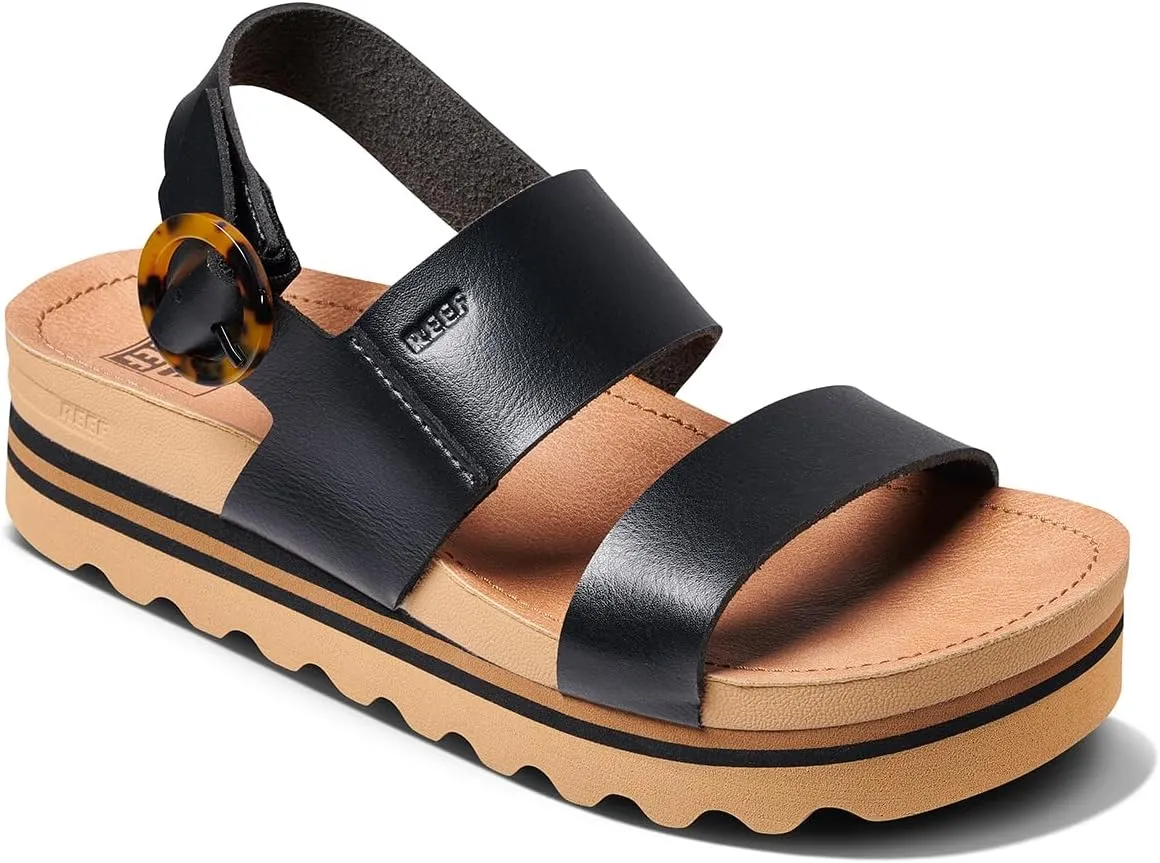 REEF Vista Hi Buckle Women's Platform Fashion Sandal, Arch Support, Ultra Soft Cushion Footbed