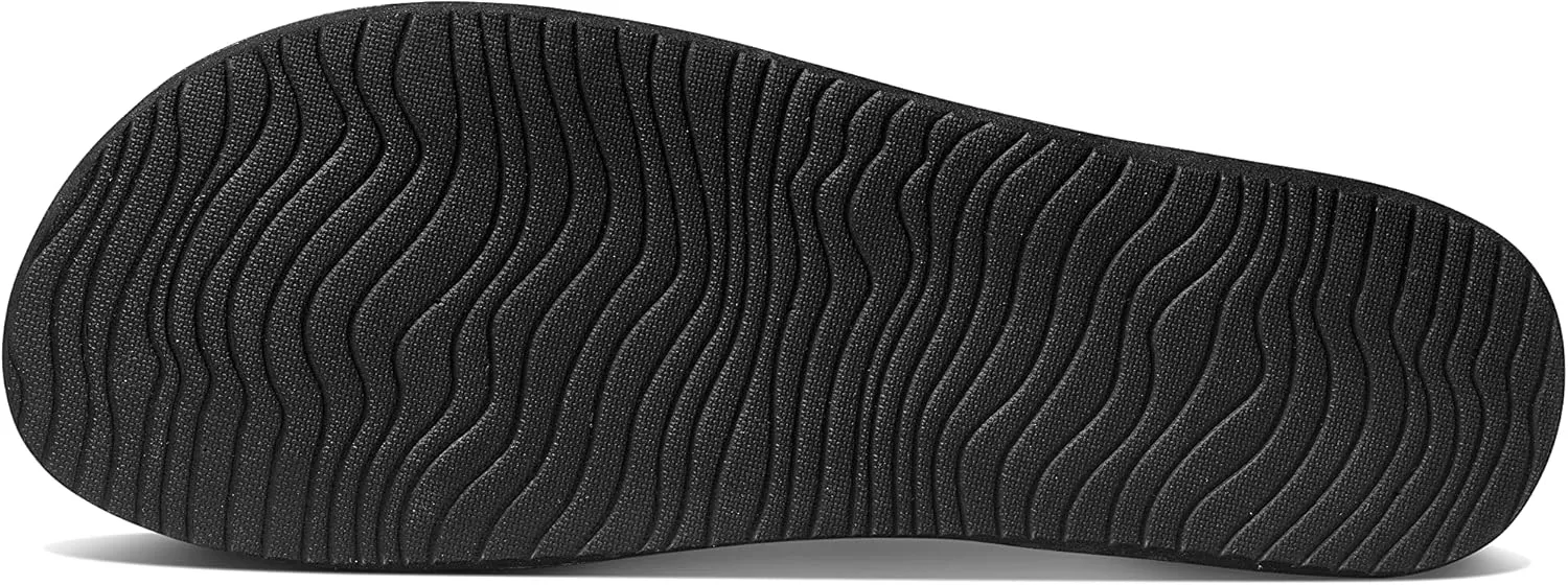 Reef Women's Vista Fashion Slide Sandal, Vegan Leather Strap, Ultra Soft Cushion Footbed