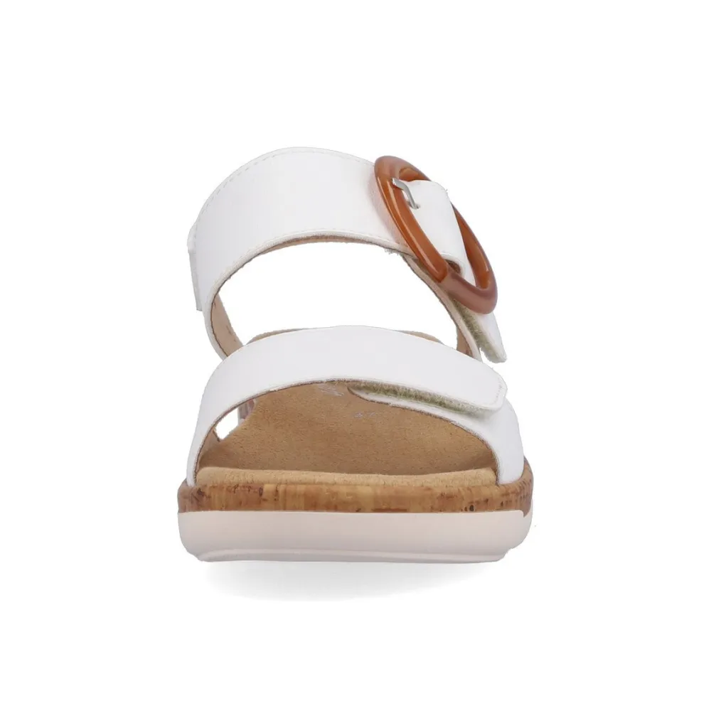 Remonte Jocelyn 53 White Leather Sandal (Women's)