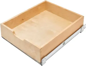 Rev-A-Shelf 17.71" Pullout Kitchen Cabinet Drawer w/Soft-close, 4WDB-18SC-1