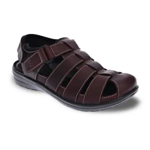 Revere Amsterdam Fisherman Sandal (Men's) - Whiskey