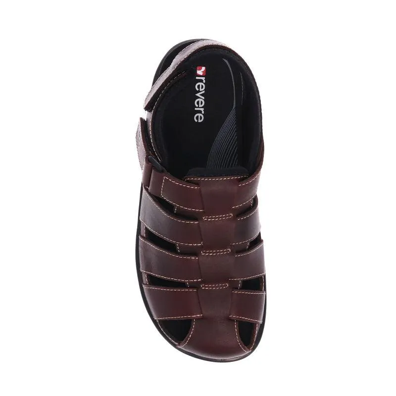 Revere Amsterdam Fisherman Sandal (Men's) - Whiskey