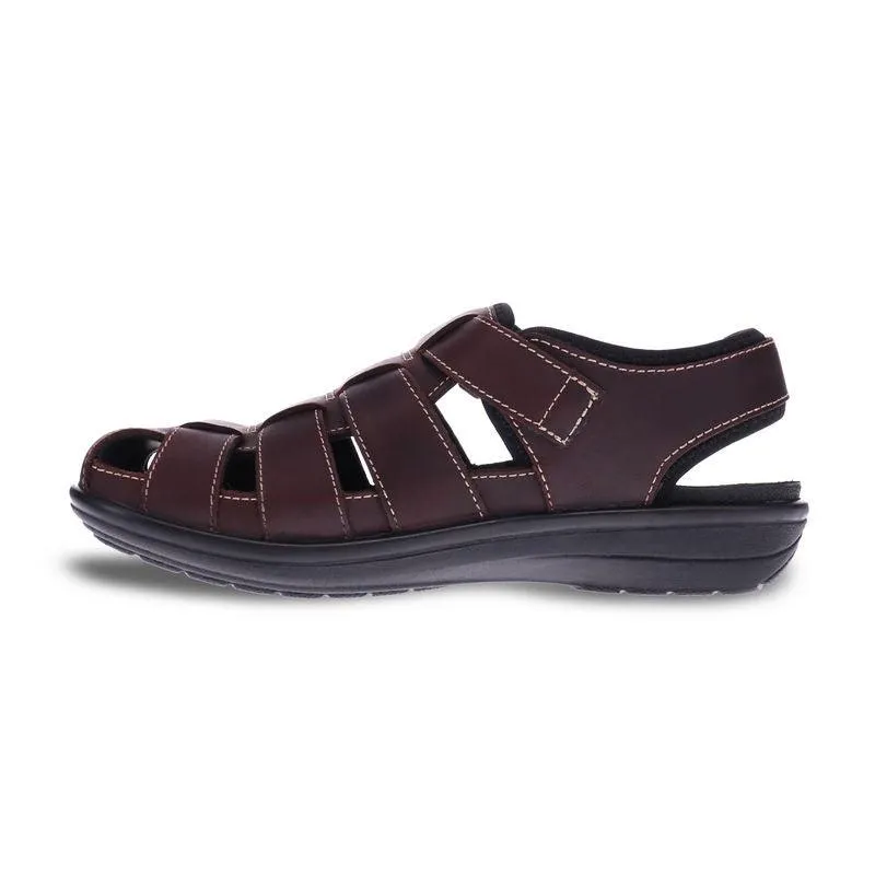 Revere Amsterdam Fisherman Sandal (Men's) - Whiskey