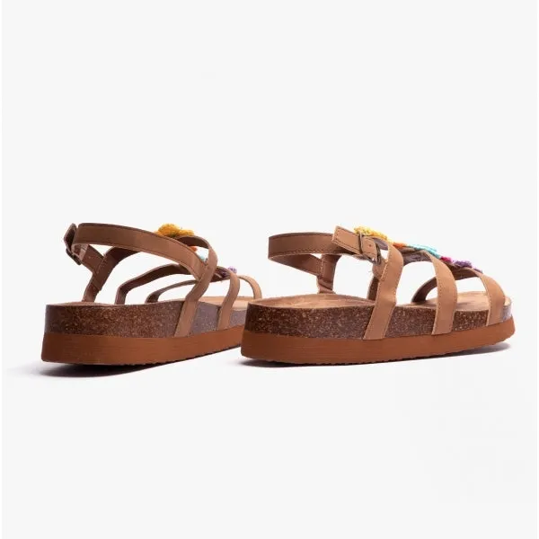 Rocket Dog ABUZZ Womens Adjustable Sandals Cognac