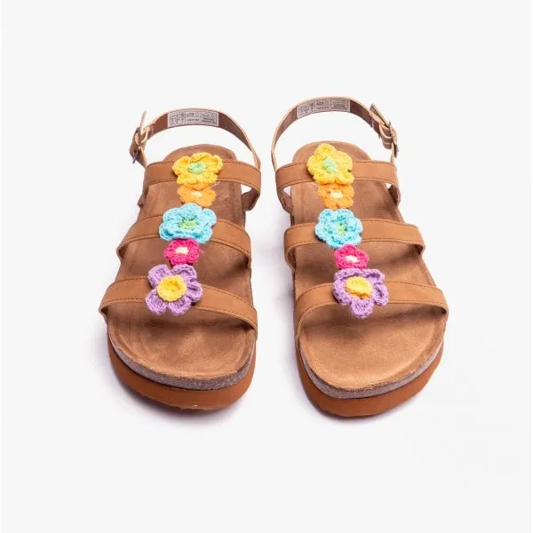 Rocket Dog ABUZZ Womens Adjustable Sandals Cognac