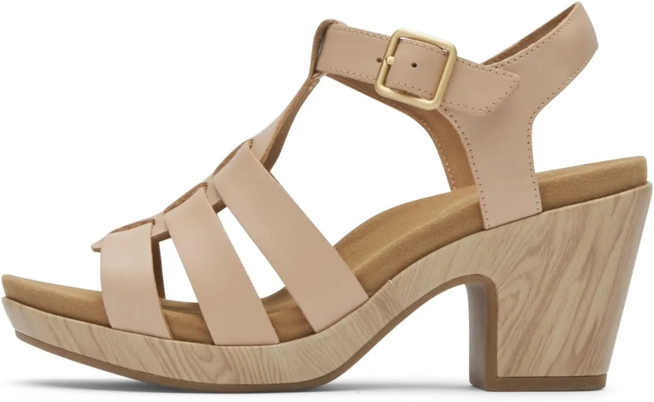 Rockport Women's Vivianne Woven Heeled Sandal