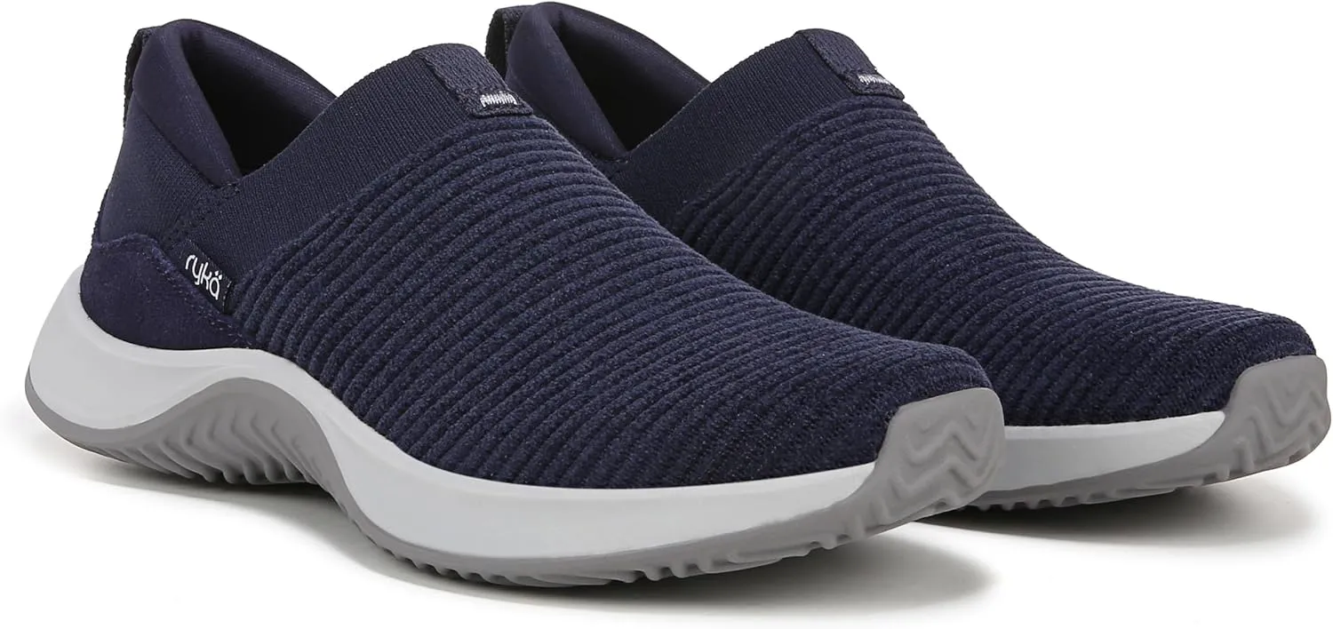Ryka Women's Encore Knit Plus Slip On Sneaker