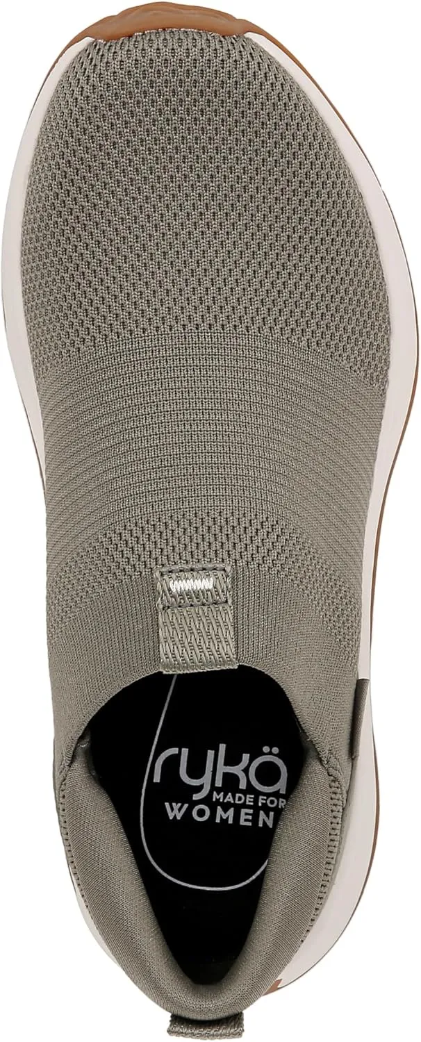 Ryka Womens Encore Knit Slip On Sneaker