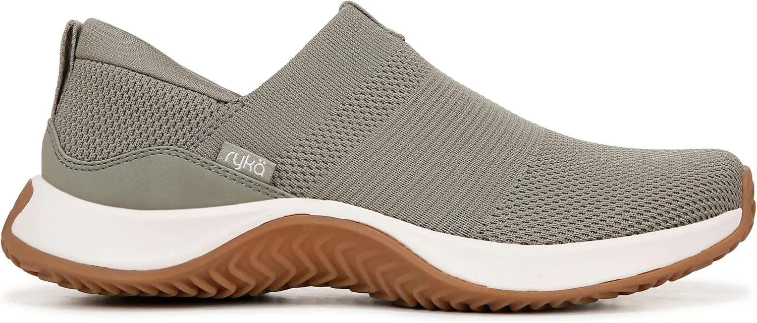 Ryka Womens Encore Knit Slip On Sneaker