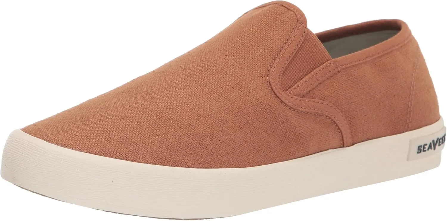 SeaVees Men's Baja Slip on Saltwash Sneaker