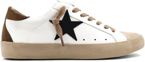 Shu Shop Womens Pamela Lace Up Sneakers Shoes Casual - Beige, Brown, White