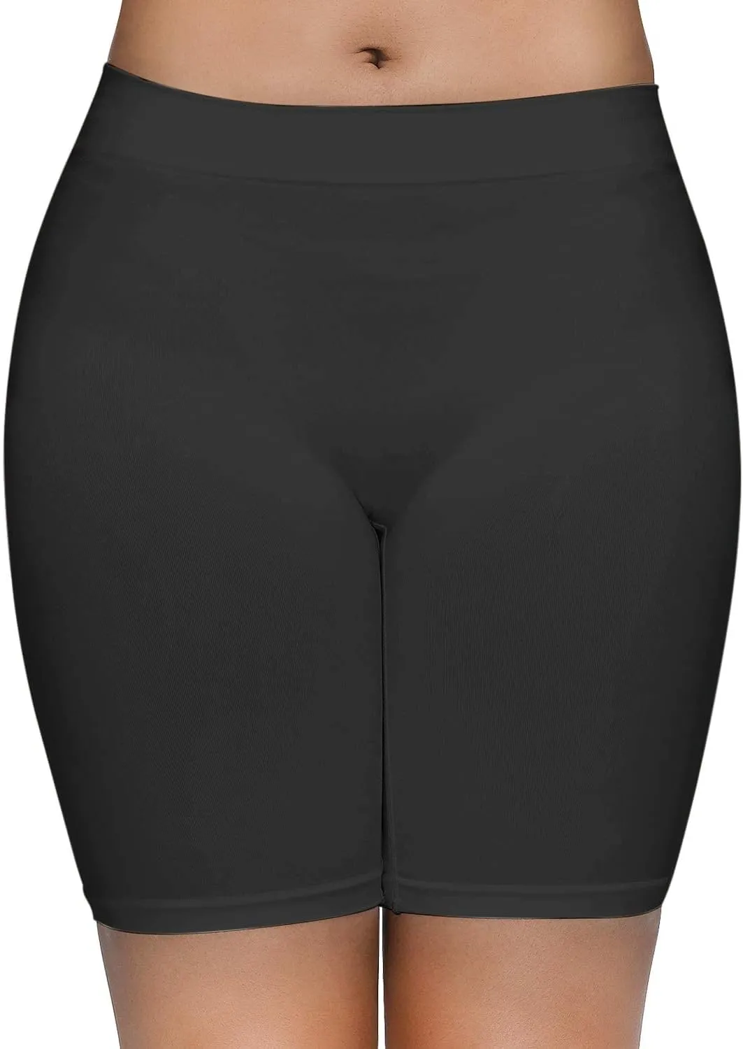 SIMIYA Women's Slip Shorts for Under Dresses, Seamless Smooth Comfortable Stretch Yoga & Bike Shorts