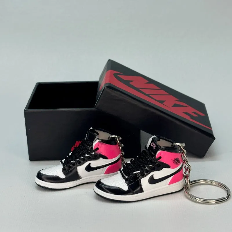 Single Sneaker Keychain - AJ1 Reverse Pink High (No Box)