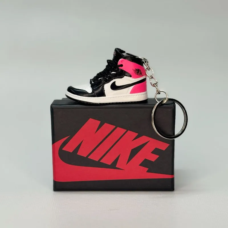 Single Sneaker Keychain - AJ1 Reverse Pink High (No Box)