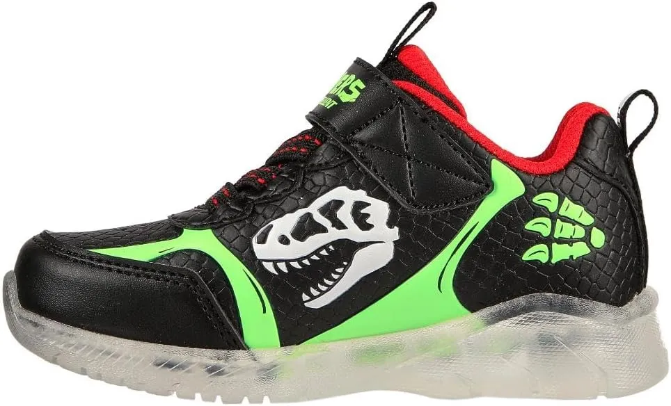 Skechers Boy's Illumi-Brights-Dino-Glow Sneaker