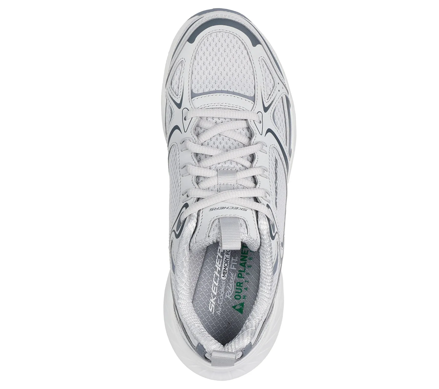 Skechers Edgeridge Women's Silver Eclipse Grey Trainers