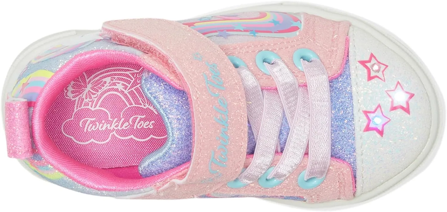 SKECHERS Girl's Twinkle Sparks-Whimsical Shimmer Sneaker