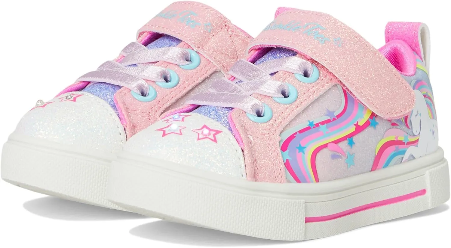 SKECHERS Girl's Twinkle Sparks-Whimsical Shimmer Sneaker