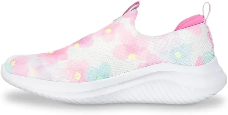SKECHERS Girl's Ultra Flex 3.0-Floral Fab Sneaker