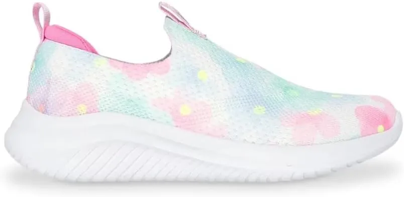 SKECHERS Girl's Ultra Flex 3.0-Floral Fab Sneaker