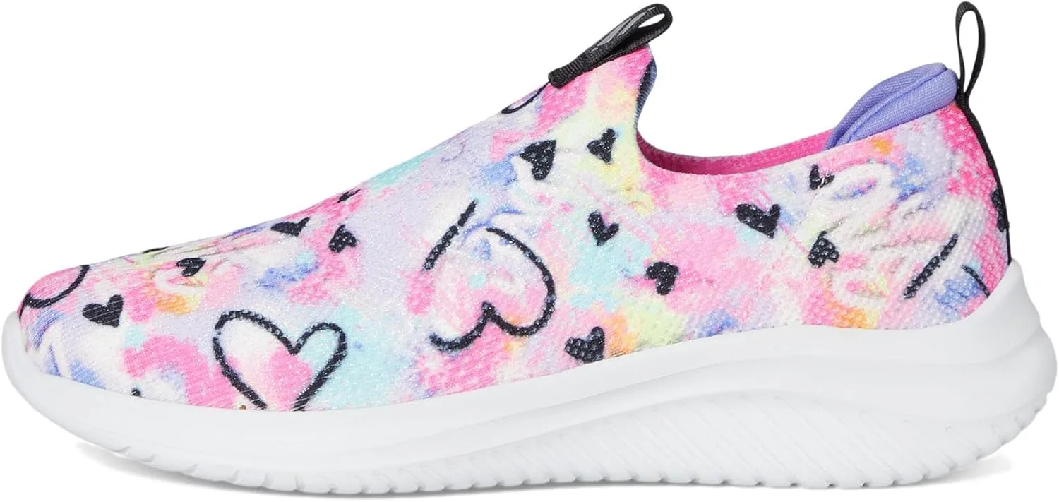 SKECHERS Girl's Ultra Flex 3.0-Graffiti Rush Sneaker