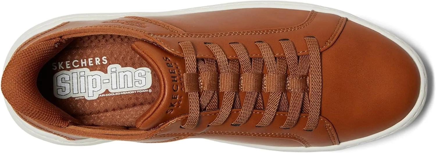 Skechers Men's Court Break-Double Vented Hands Freee Slip-ins Sneaker