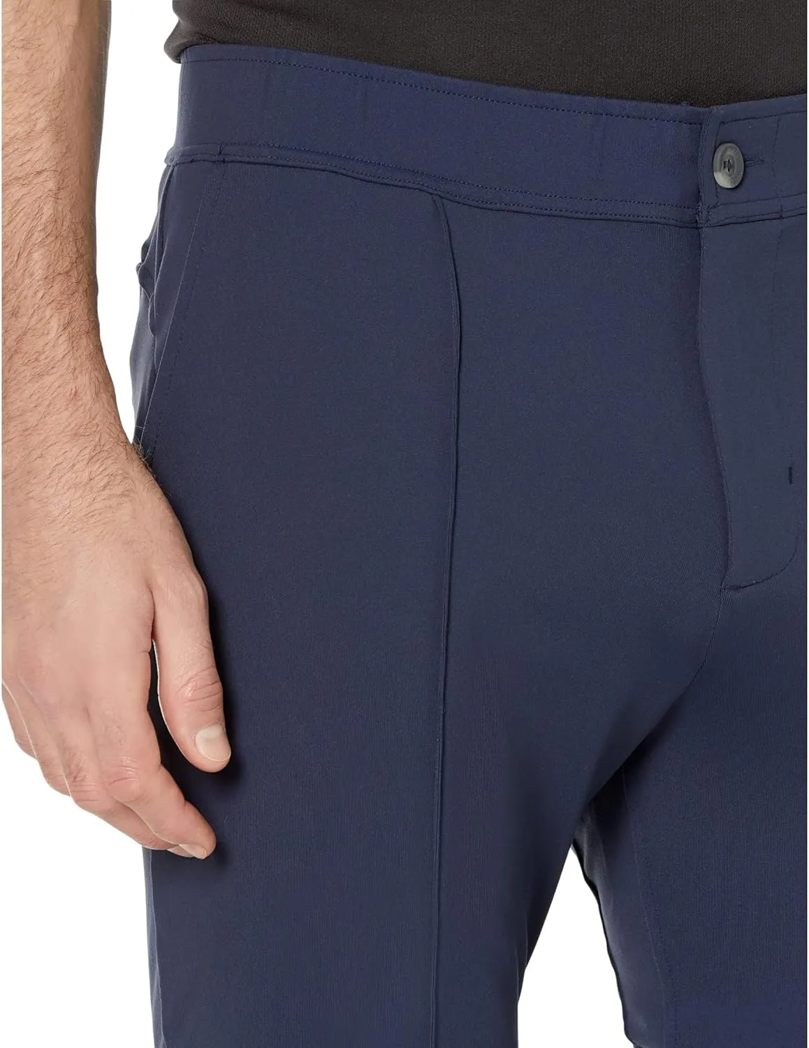 Skechers Men's Go Walk Slip Ins Stretchable Straight Leg Pintuck Zip Fly Pants