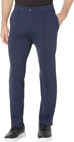 Skechers Men's Go Walk Slip Ins Stretchable Straight Leg Pintuck Zip Fly Pants