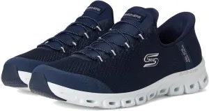 Skechers Sport Women's Glide-Step-Pursuit Hands Free Slip-INS Sneaker, NVY, 8