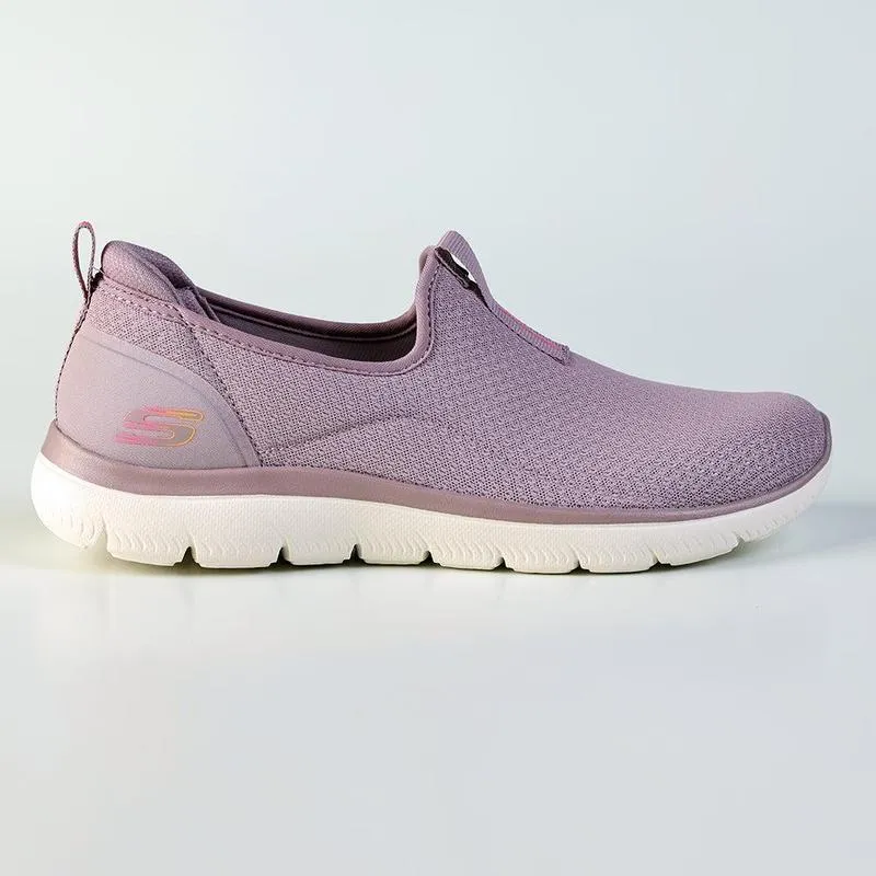 Skechers Summits Slip On Sports Sneaker - Mauve