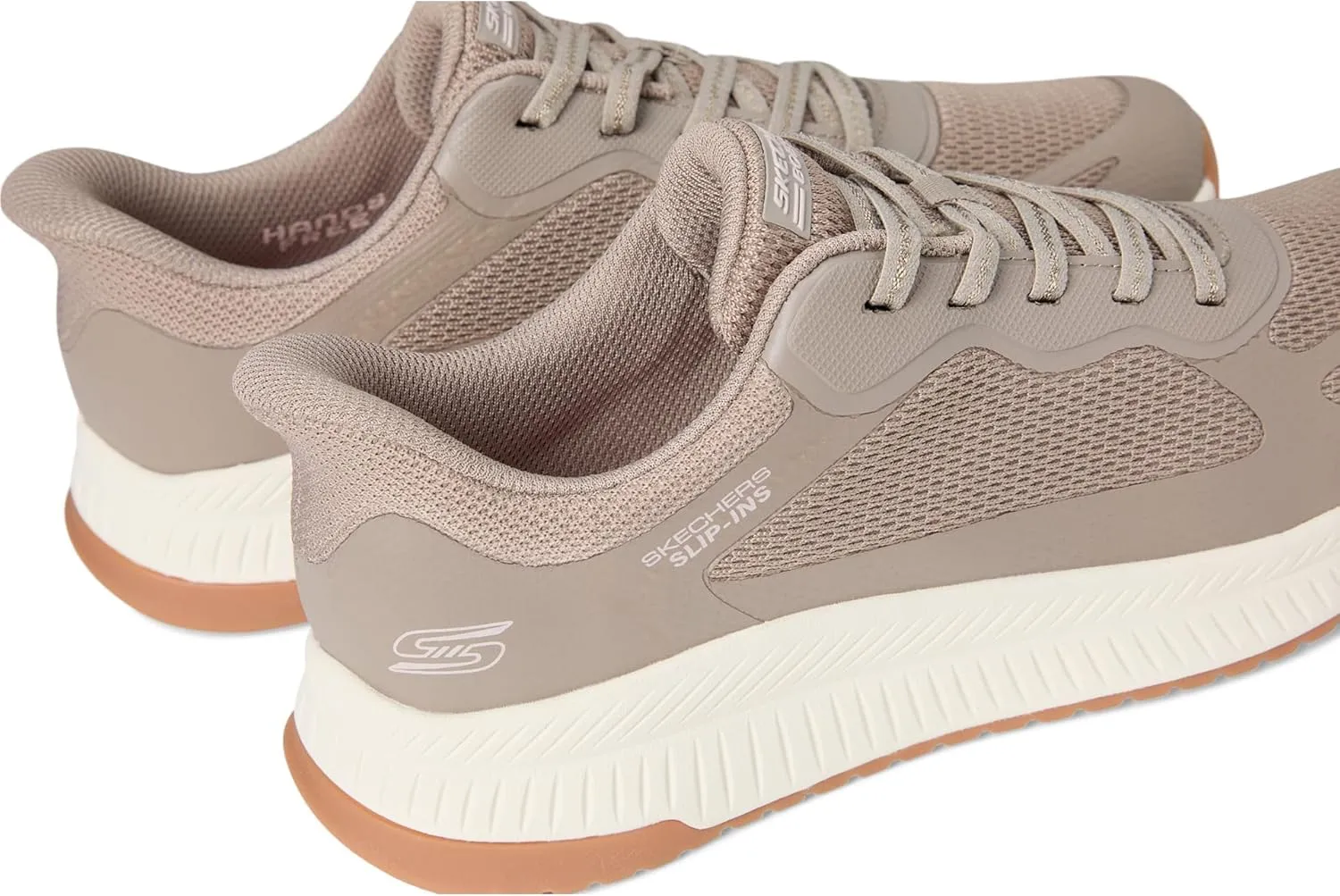 Skechers Women's Hands Free Slip-ins Bobs Squad 4-Staple Look Sneaker