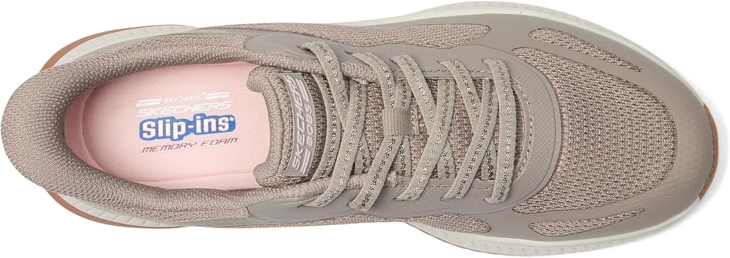 Skechers Women's Hands Free Slip-ins Bobs Squad 4-Staple Look Sneaker