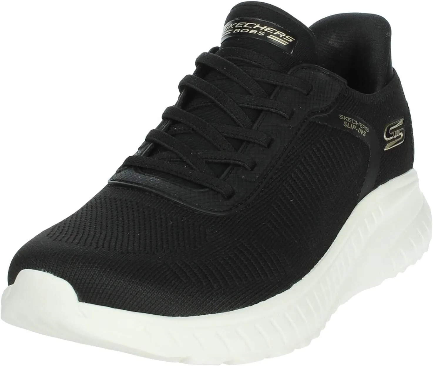 Skechers Women's Hands Free Slip-ins Bobs Squad Chaos-Current Muse Sneaker