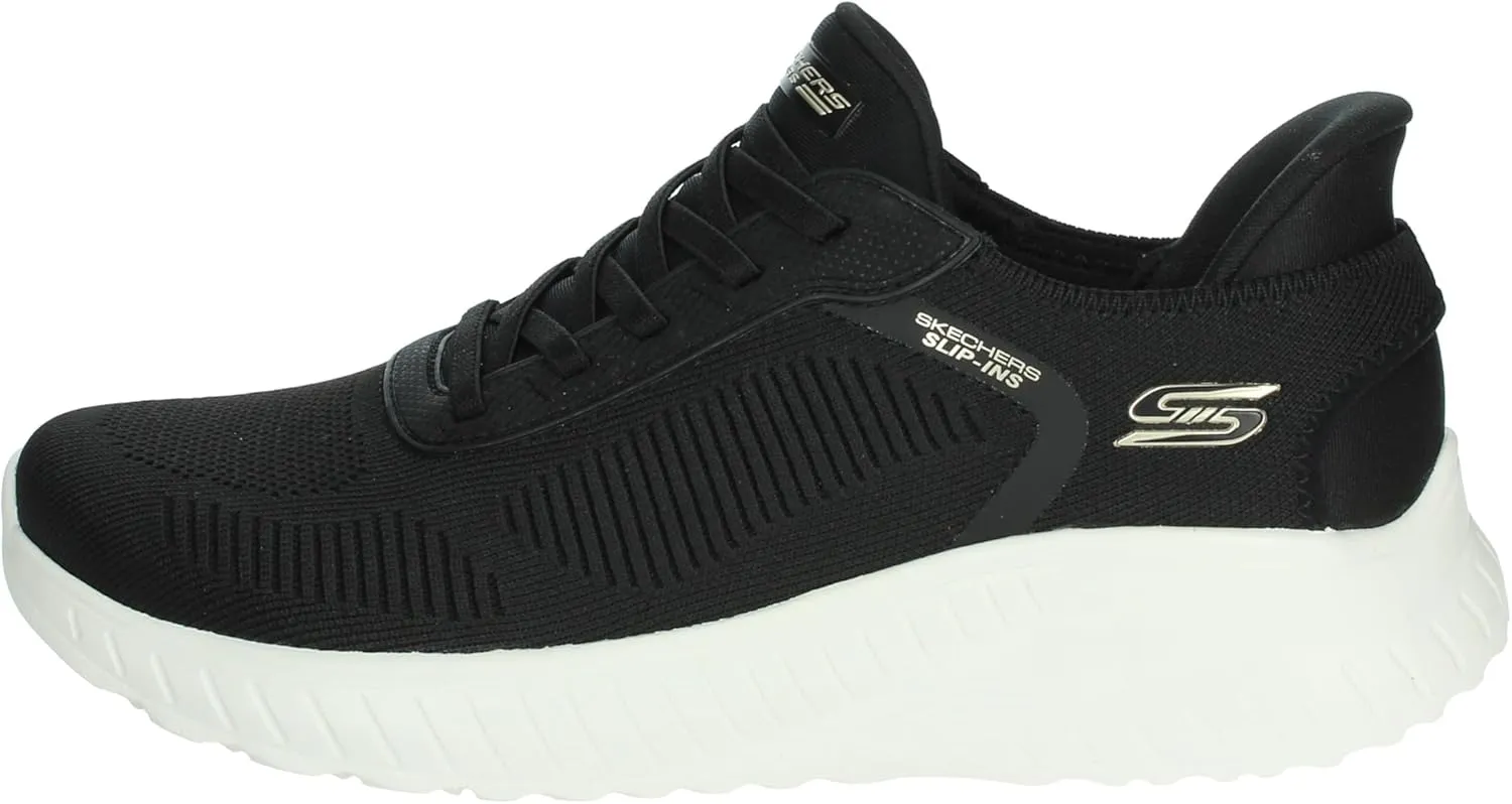 Skechers Women's Hands Free Slip-ins Bobs Squad Chaos-Current Muse Sneaker