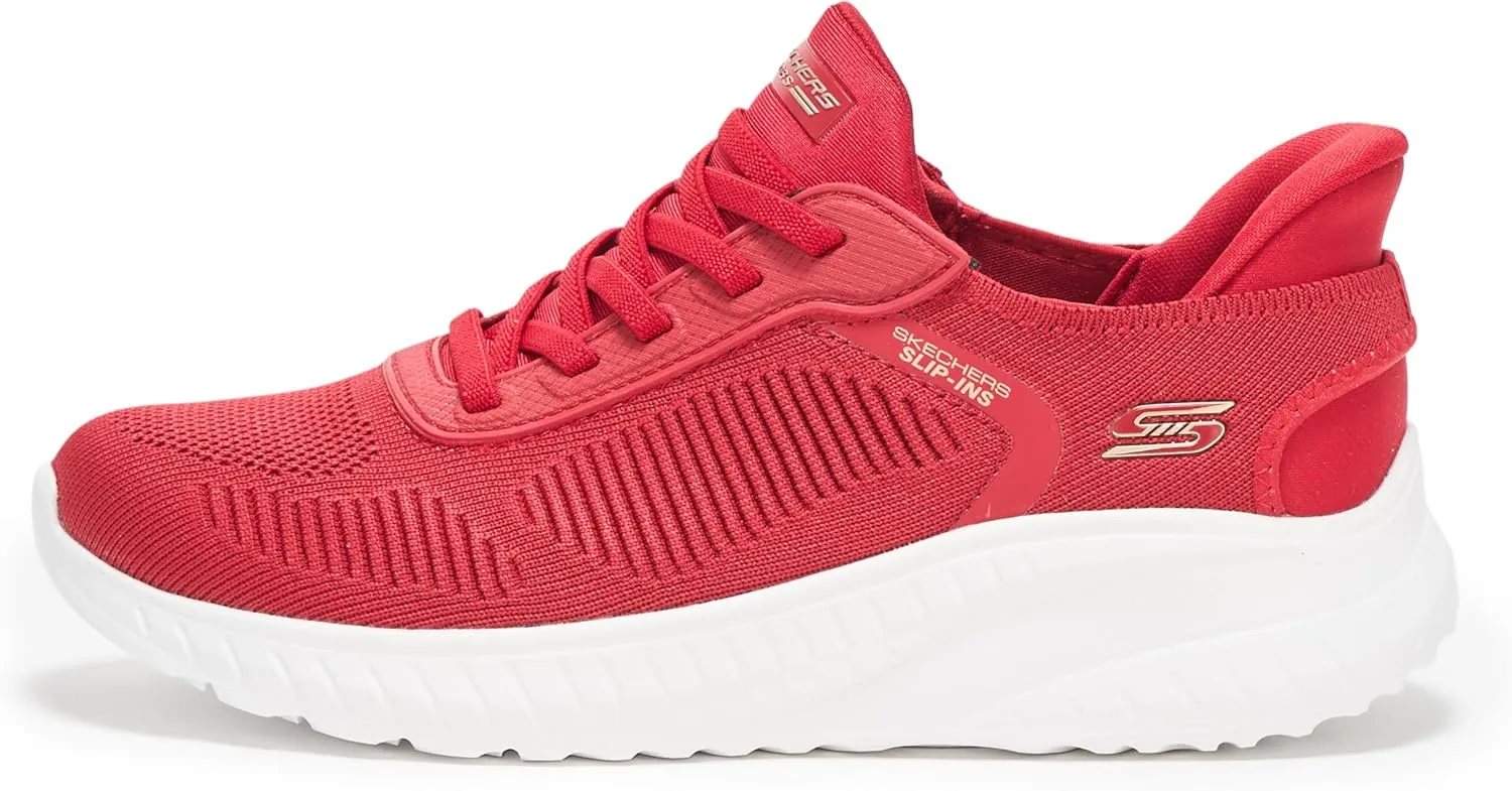Skechers Women's Hands Free Slip-ins Bobs Squad Chaos-Current Muse Sneaker