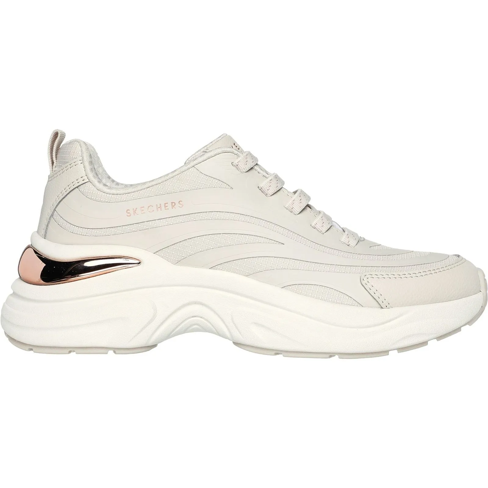 Skechers Women's Hazel Step N Flow Trainer in Natural
